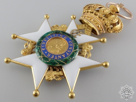 House Order of Saxe-Ernestine, Type I, Civil Division, Knight Cross (Coburg-Gotha version, for citizens) Obverse