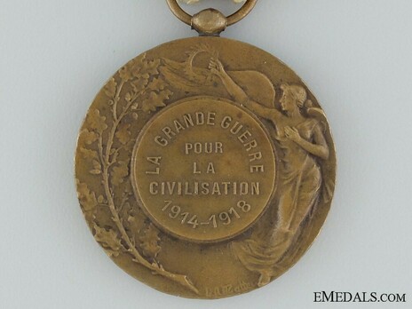 Bronze Medal (stamped "M. PAUTOT," "L O MATTEI") Reverse
