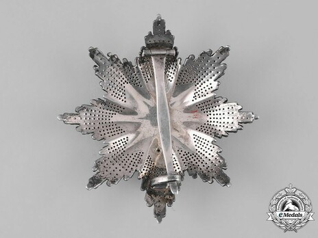 Order of Saint Sava, Type III, II Class Breast Star Reverse Order of Saint Sava, Type III, II Class Breast Star Reverse