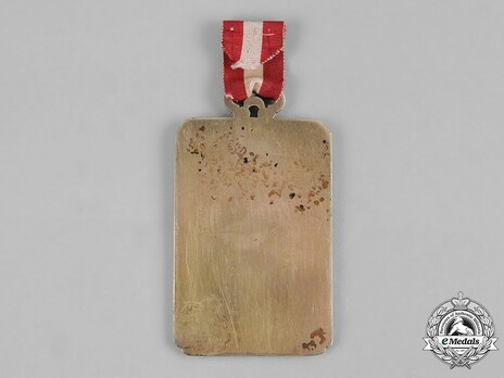 Order of the Double Dragon, Type I, I Class, III Grade (with coral) Reverse