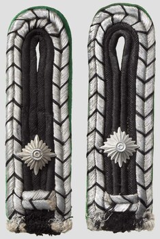 German National Police Revieroberwachtmeister Type II Shoulder Boards Obverse