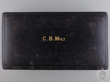 The Most Honourable Order of the Bath ,Type II, Military Division, Commander Case