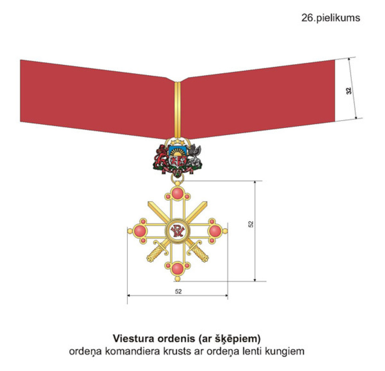 Military+order+of+viesturs%2c+iii+class%2c+military+division