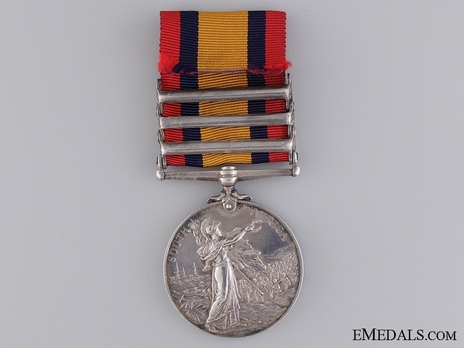 Silver Medal (minted without date, with 3 clasps) Obverse