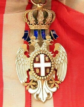 Order of the White Eagle, Type I, Civil Division, I Class Obverse