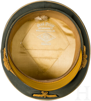 German Army Field Bishop's Visor Cap Interior