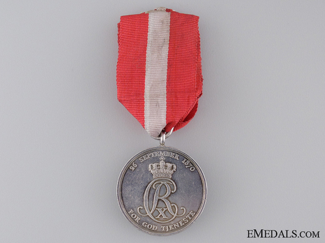 Army Long Service Medal, in Silver Obverse