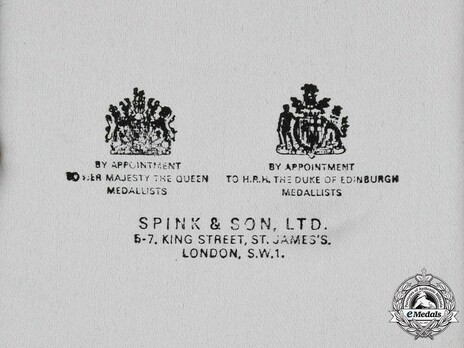 Long Service Medal Case of Issue Detail
