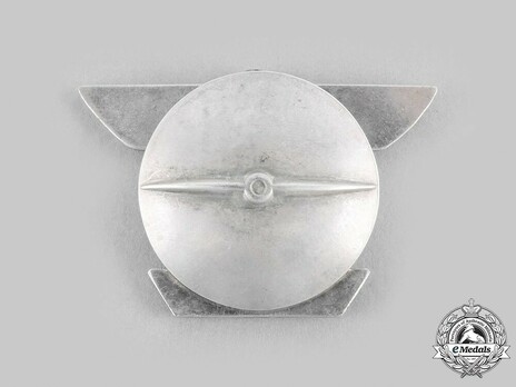 Clasp to the Iron Cross I Class, Type II, by Gebrüder Godet (screwback) Reverse