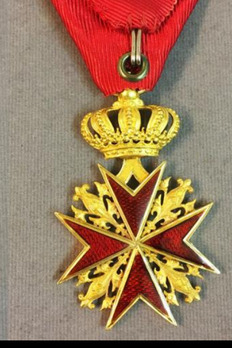 Military Order of Saint Stephen, Type II, Knight (with crown) Reverse