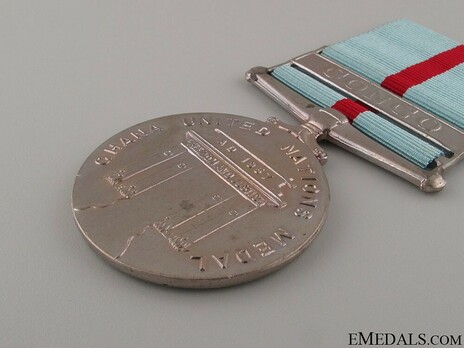 Campaign Medal for United Nations operations in Congo Obverse