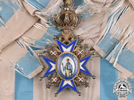 Order of Saint Sava, Type III, I Class Obverse