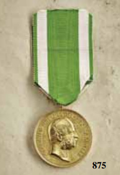 Medal for Art and Science "BENE MERENTIBVS", Type IV, in Gold Obverse
