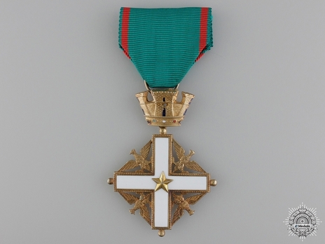 Order of Merit of the Italian Republic, Type I, Knight's Cross Obverse