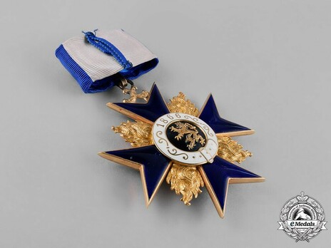 Order of Military Merit, Civil Division, I Class Cross (in gold) Reverse