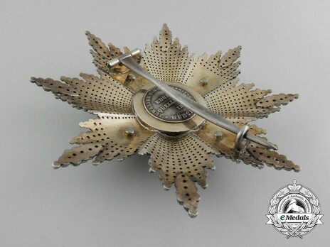 Royal Order of Merit of St. Michael, Grand Cross Breast Star (by Quellhorst) Reverse
