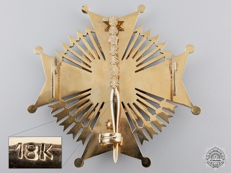Grand Cross Breast Star (with brilliants) Reverse