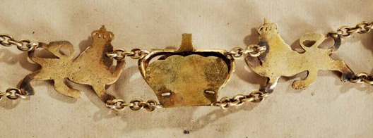 House Order of Saxe-Ernestine, Military Division, Collar Reverse