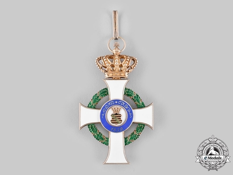 Albert Order, Type II, Civil Division, I Class Commander (with diamonds) Reverse