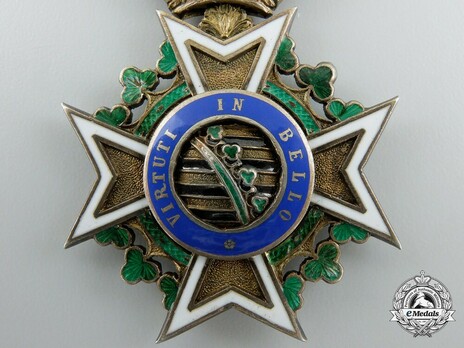Military Order of St. Henry, Type III, Knight Cross (in silver gilt) Reverse
