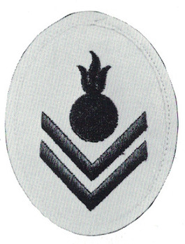 Kriegsmarine Gun Chief Coast Insignia Type II Obverse