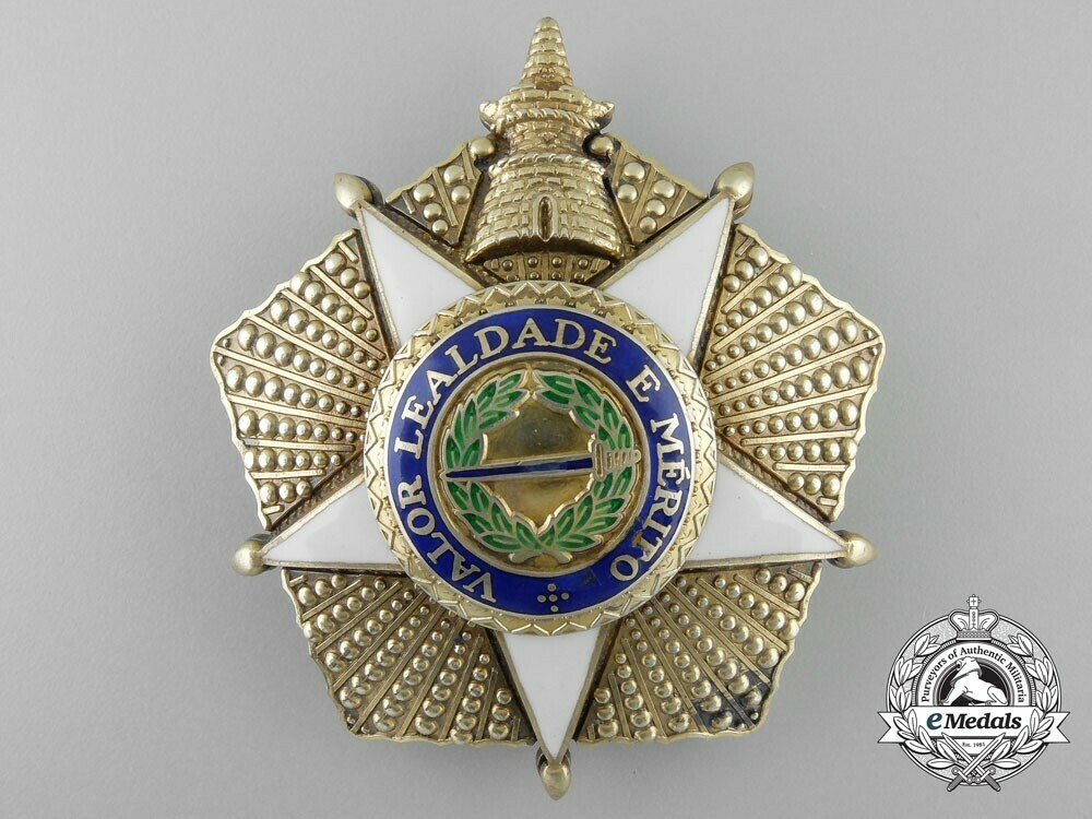 Grand cross breast star silver gilt 19