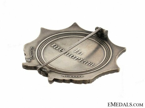 Colonial Award (Lion Order), I Class (in tombac) Reverse