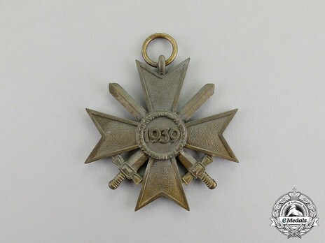 War Merit Cross II Class with Swords (unmarked, zinc) Reverse