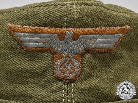 Afrikakorps Heer Field Police NCO/EM's Visored Field Cap with Soutache Eagle Detail