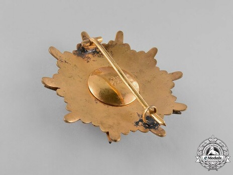 Order of the Somali Star, Grand Cross Breast Star Reverse