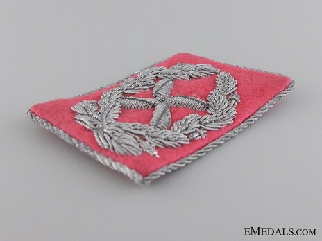 Luftwaffe Engineer Corps Oberst Collar Tabs (1935-1940 version) Obverse