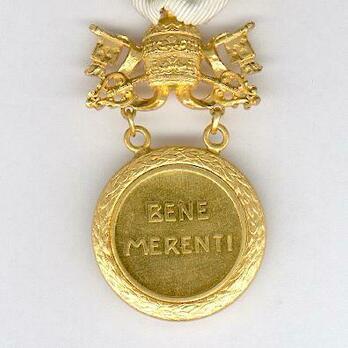 Bene Merenti Medal, Type X, Gold Medal Reverse