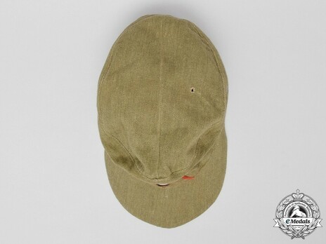 Afrikakorps Heer Artillery & Ordnance NCO/EM's Visored Field Cap with Soutache Top