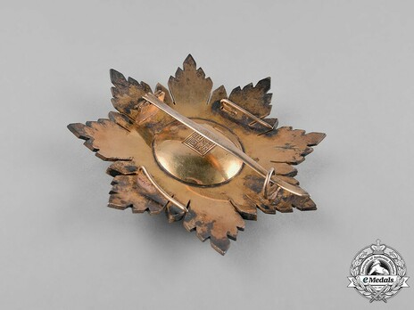 Order of the Golden Grain, I Class Star Reverse