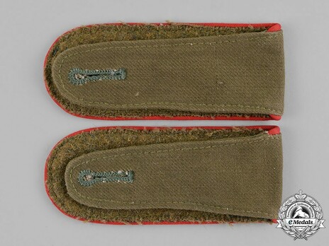 German Army Tropical Artillery & Ordnance Enlisted Men Shoulder Boards Reverse