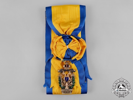 Order of the Iron Crown, Type III, Military Division, I Class (with War Decoration with silver swords)