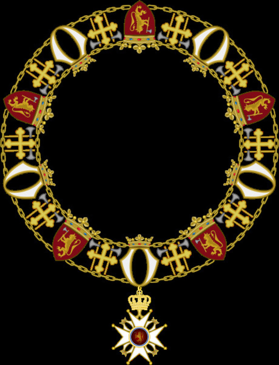 460px collier ordre de saint olaf type 1906