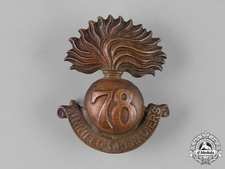 78th Infantry Battalion Other Ranks Cap Badge Obverse