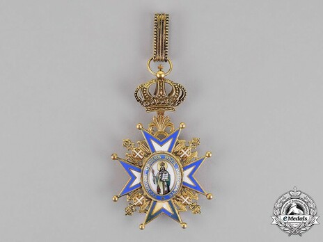Order of Saint Sava, Type III, II Class Obverse