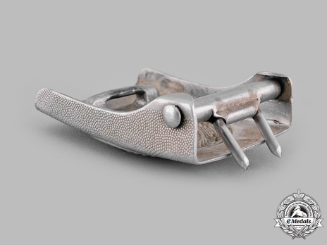 RAD NCO/EM's Belt Buckle (by R. Sieper) Reverse