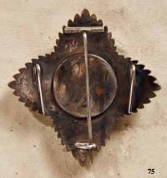 Order of Merit, Type I, Civil Division, I Class Commander Breast Star (for foreigners) Reverse