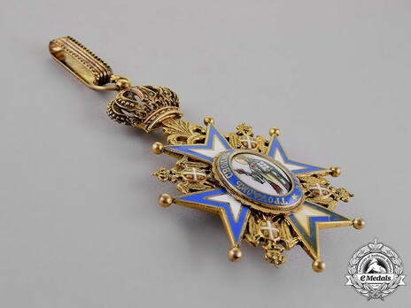 Order of Saint Sava, Type III, II Class Obverse