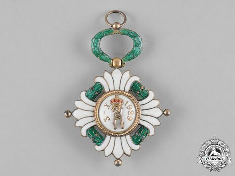 Order of the Yugoslav Crown, Knight's Cross Reverse
