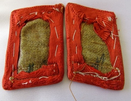 NSDAP Mitarbeiter Type III Gau Level Collar Tabs Reverse