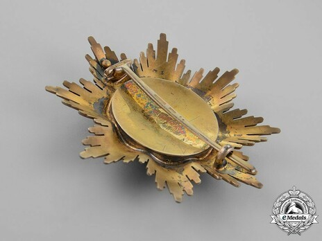 Order of the Crown of Johor, Knight Grand Commander Breast Star Reverse