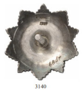Order of Kutuzov, Type II, III Class Medal (in silver)