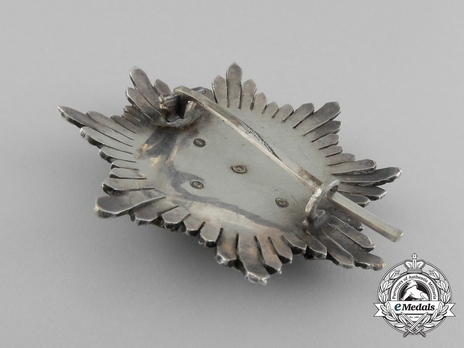 Cross Breast Star (1938-1942) (silver, bronze silvered) Reverse