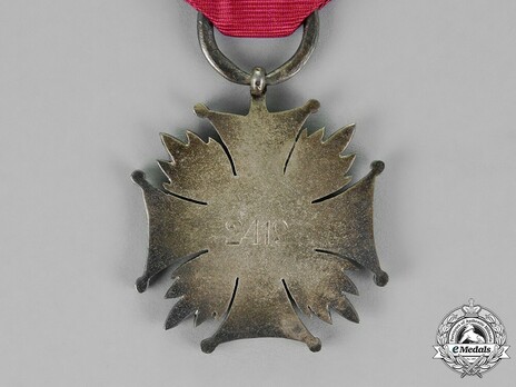 Cross of Merit, II Class (stamped) Reverse