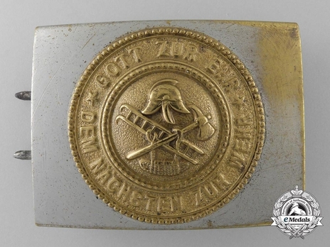 Firefighters Traditional Enlisted Ranks Belt Buckle (variation 2) Obverse