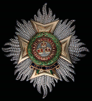 The Most Honourable Order of the Bath, Type II, Military Division, Grand Cross Breast Star 